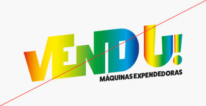 Usos incorrectos de logo Vendu gradientes